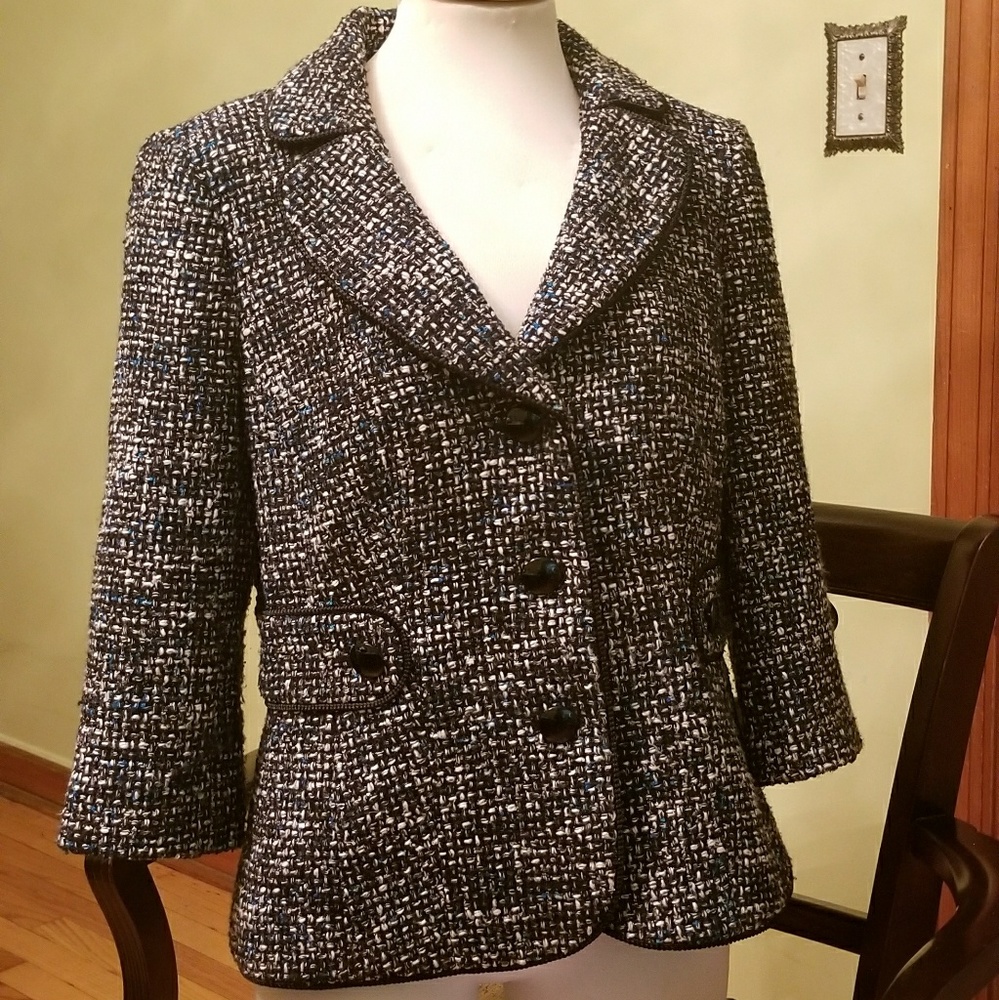 Tweed 3/4 sleeve spring coat from Nordstrom